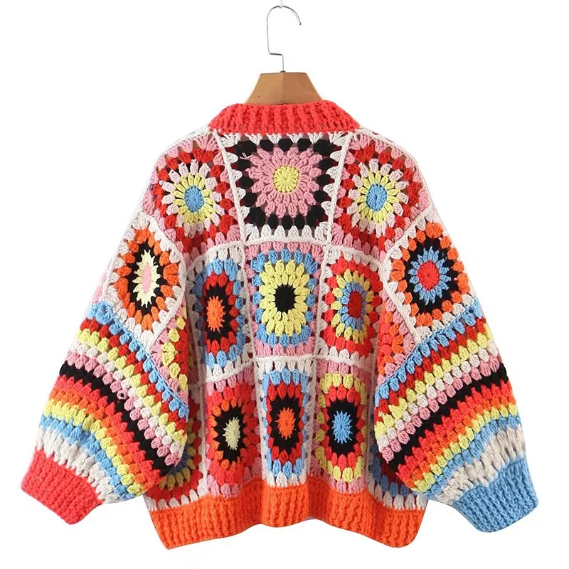 Wholesale Popular Fashion Hollow Out Knitted Men Knitted Vintage Sweaters Cardigans