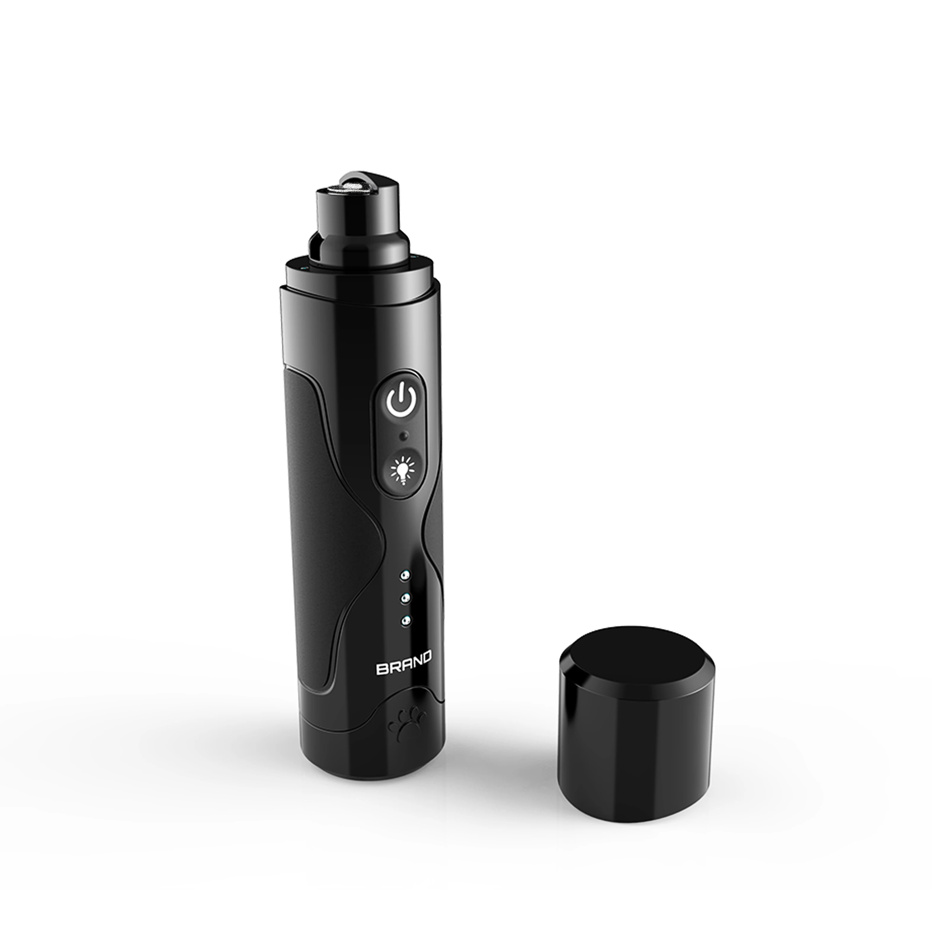 
LED LightThree level Pet Electric Nail Grinder for Animals USB Rechargeable Paw Nail Grinder Clippers Big dog Nail Trimmer 