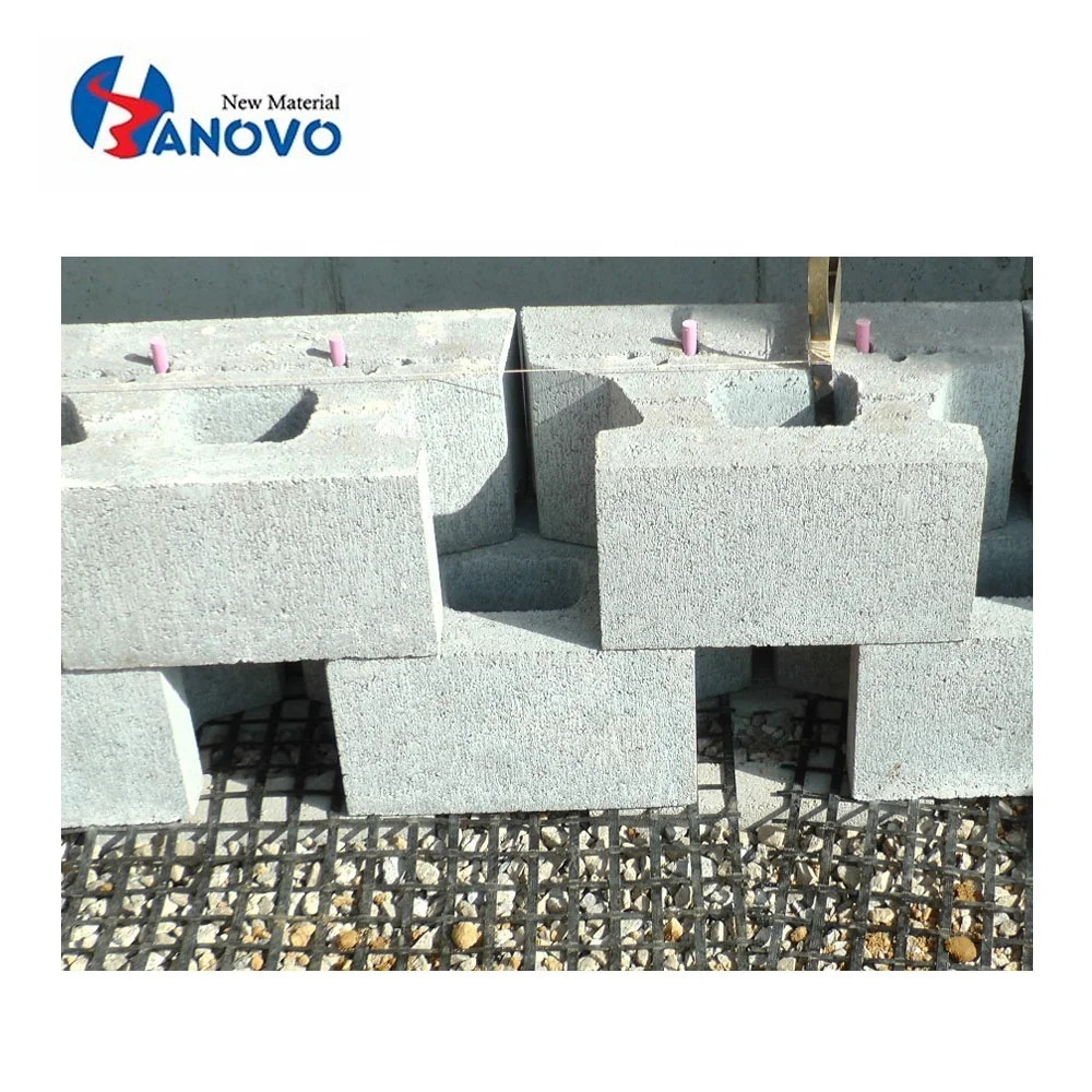 Polyester Retaining Wall Biaxial Geogrid Roll For Stabilization