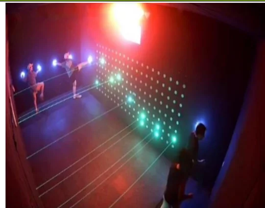 2024 Inmers Laser Fun Fitness Game Activate Game System Training Room Popular City Game Room