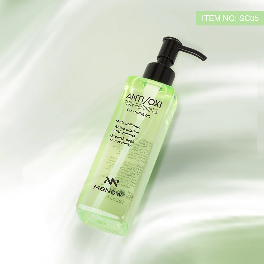 MENOW anti oxi cleansing oil private label skin refining cleansing oil makeup remover organic cleansing oil for makeup