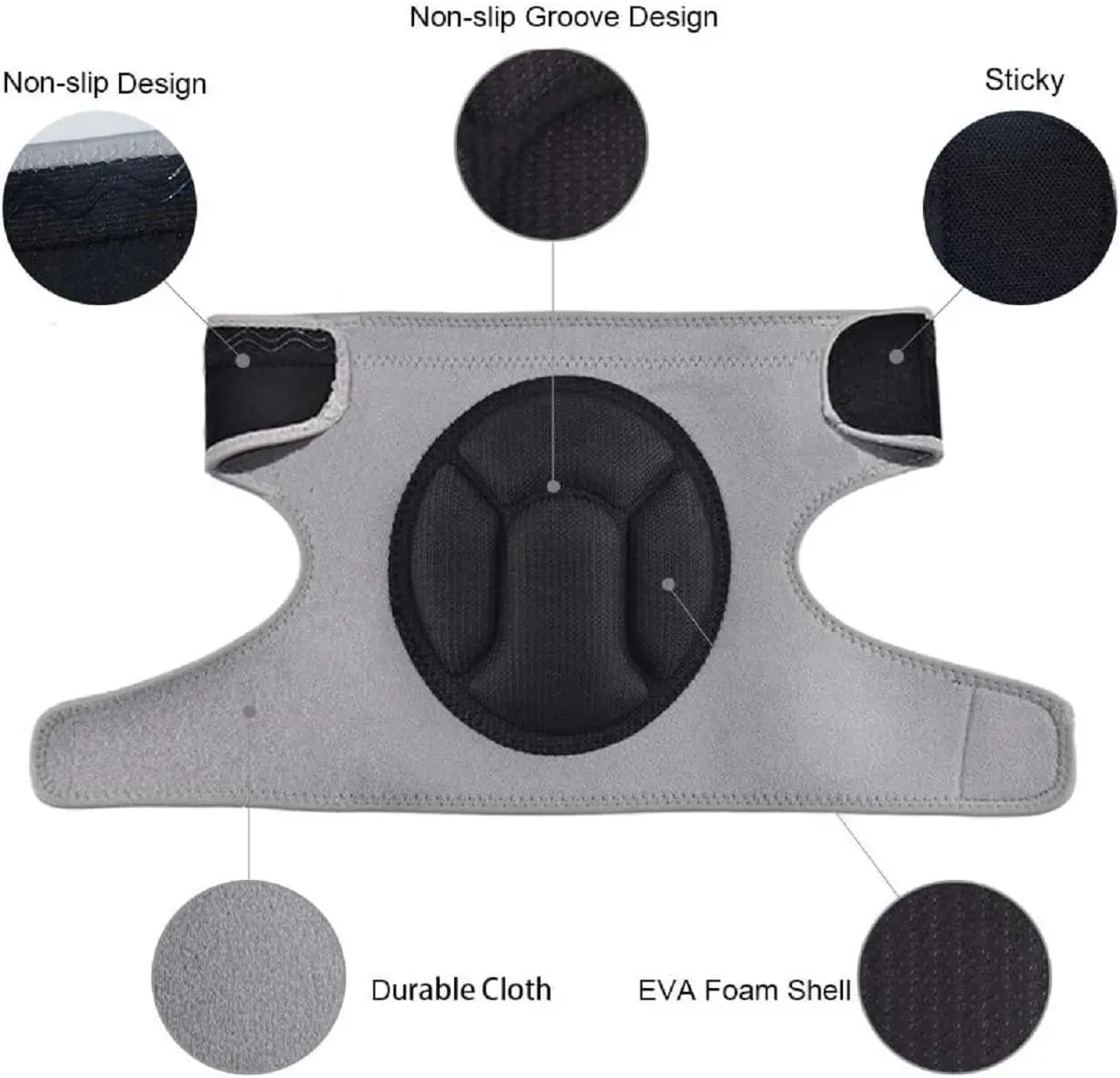 Knee Pads for Gardening Volleyball Collision Knee Protector Sleeve EVA Sponge Thick Padded Kneepads Cleaning Kneeling Works