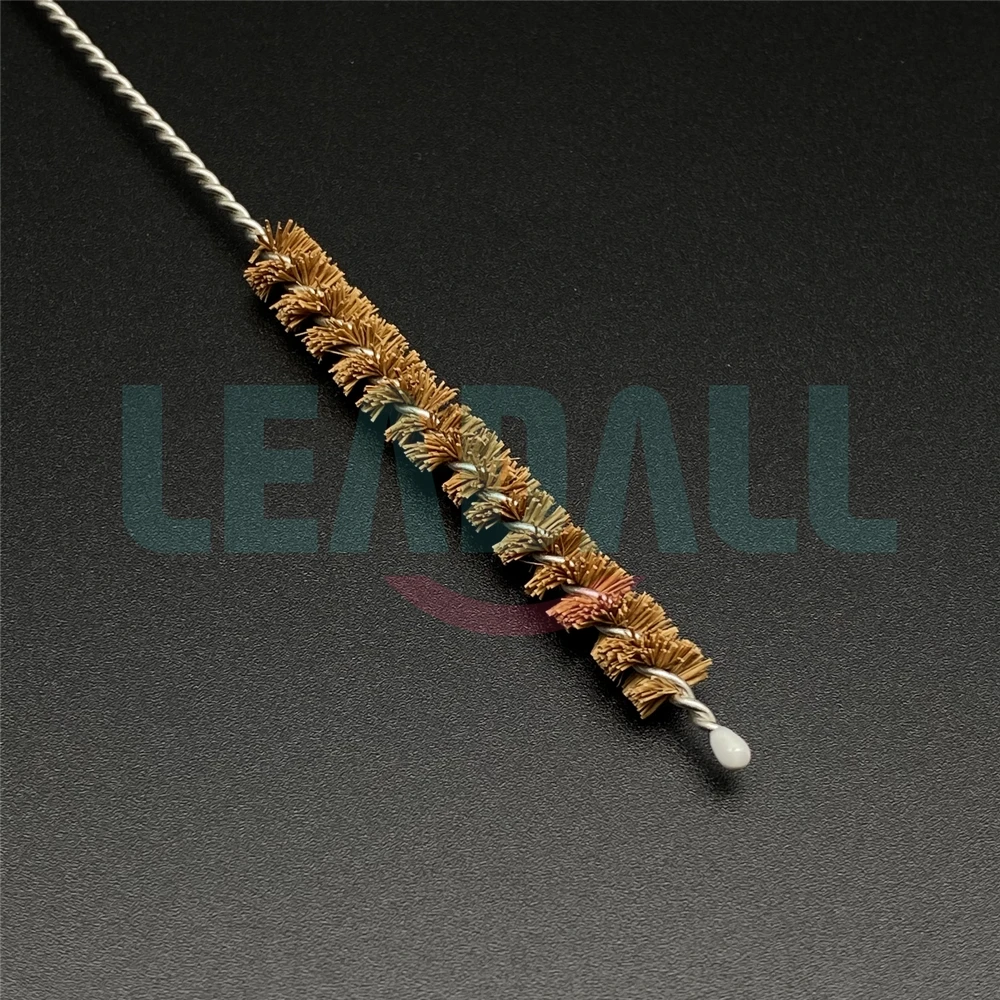 Metal straw clean brush by stainless steel