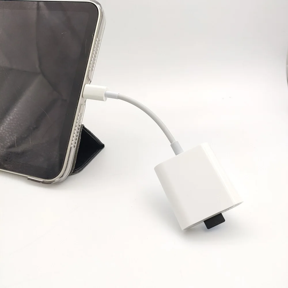 Устройство для чтения карт памяти USB C-SD адаптер SD/MicroSD-USB C [Thunderbolt 3] совместим с iPad Pro