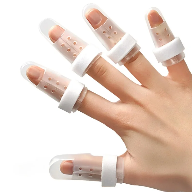 Finger Joint Brace Dislocation Fixation Clip Splint Guard Fracture Finger Fixing Sleeve Protector Rehabilitation Device Medical