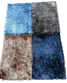 Shiny chenille thick bath mat  anti-slip carpet  highly water absorption superior quality in stock