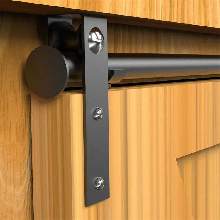 Factory Wholesale High Quality Barn Door Carbon Steel Sliding Hanging Door Roller Guide Cabinet Door Sliding Rail