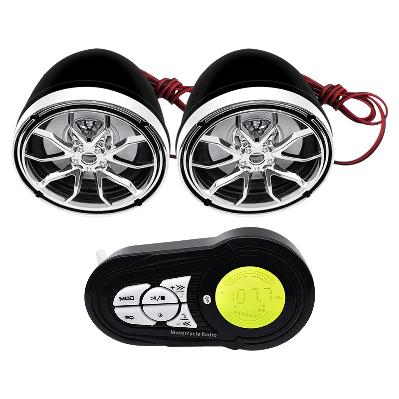 Waterproof Motorcycle Mp3 Audio Speaker Fm Radio Automobile Amplifier Alarm System