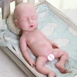 Overseas warehouse full silicone gril lifelike reborn hand painted wholesale reborn doll kit