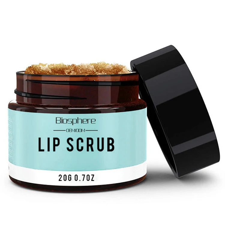 
Private Label Lip Exfoliator Dead Skin Remover Massage Sugar Lip Scrub 