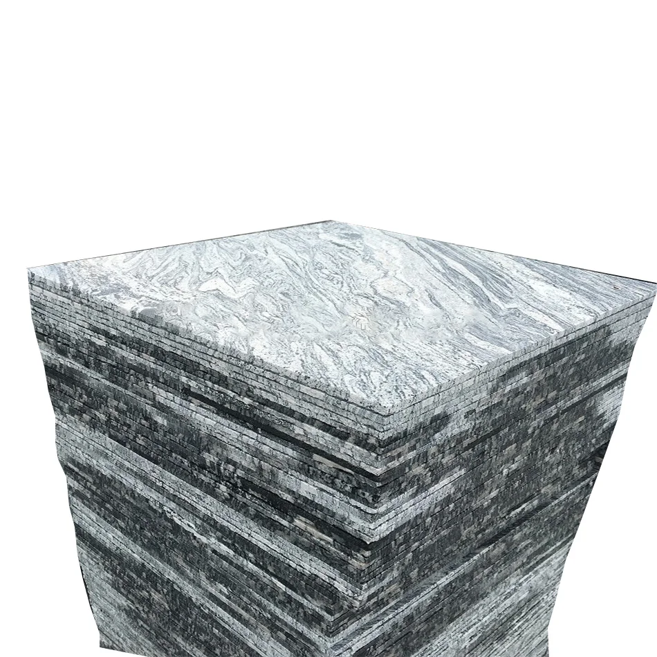 China Juparana Grain Grey Granite Tiles for Building Decoration