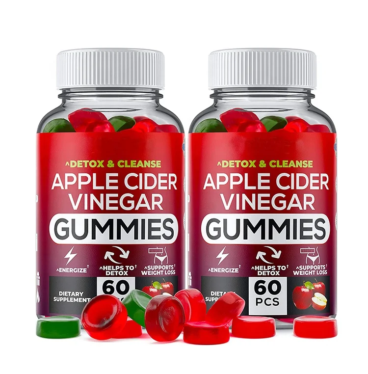 Private Label Supplement Apple Cider Vinegar Gummies Bear Apple Vinegar Gummy
