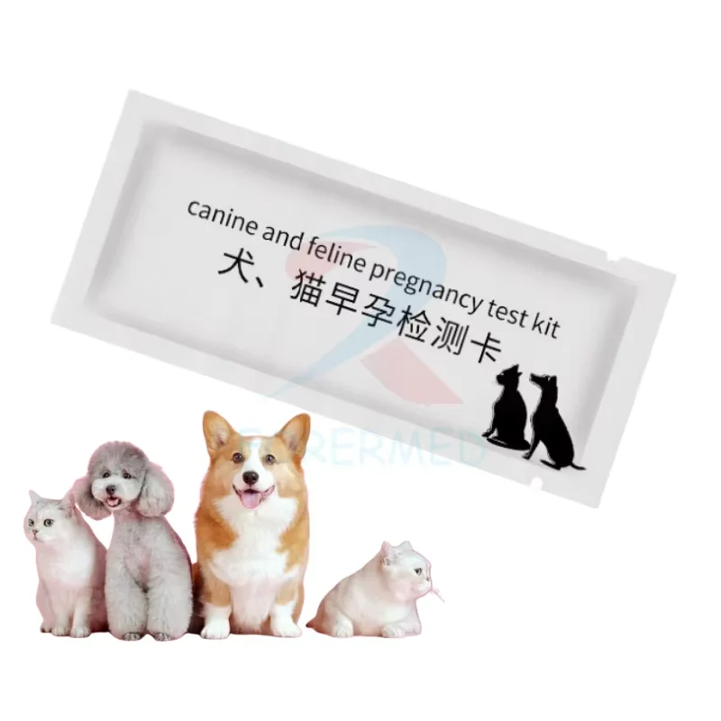 Vet Diagnostics Test Kit Rapid Test Kit Quick Feline Canine Vet Diag Dog/Cat Pregnancy Testing Strip