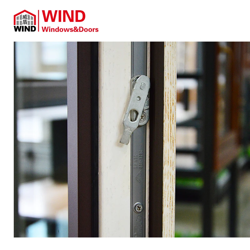 WIND is a hot seller. It can be equipped with modern design aluminum clad wood windows with excellent thermal insulation