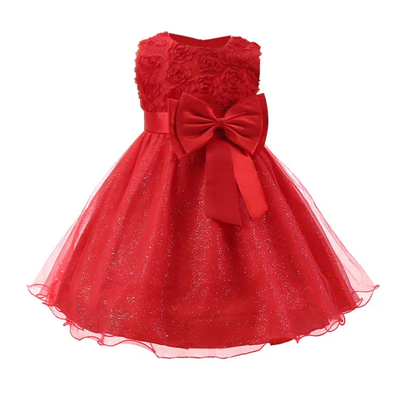 Girl Clothing Flower Sequins Dress For Christmas Halloween Birthday Party 3-10Y Kid Princess Tutu Dresses Child Vestidos Clothes