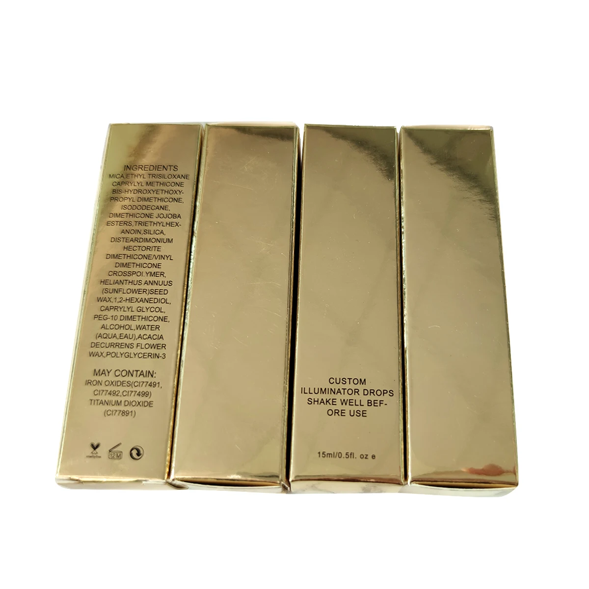 Low moq professional shimmer highlight customizable christmas highlighter vegan duochrome glitter body glitter