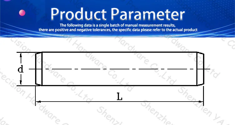 1mm 1.5mm  2mm 2.5mm 3mm 18-8 Stainless Steel Parallel Pins Round A2 A4 Dowel Pin ISO 8734  GB 119