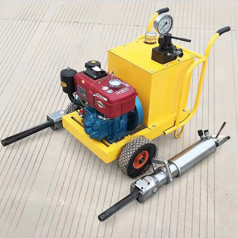 Rock splitting tool diesel hydraulic rock splitting machine made in China
