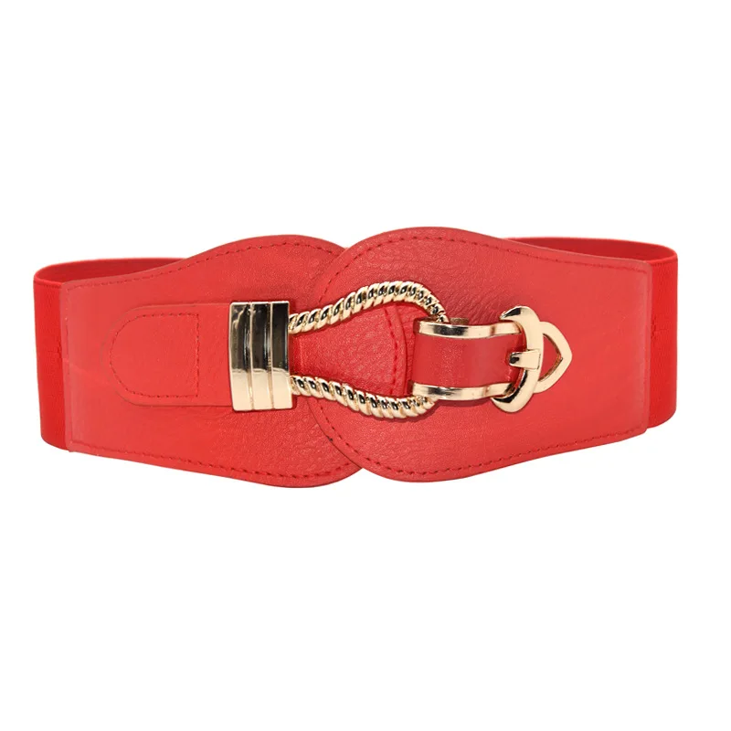 HOT &Fashion Products wide women belts buckles stretch waist belt women elastic buckle-free invisible elastic waist women  belts