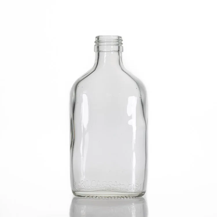 200ml  round clear wine glass bottle with high quality