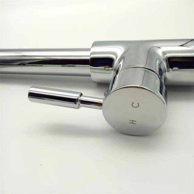 Kitchen Sink Faucet Dual-function Sprayer Water Tap Stainless Steel Single Lever Pull Out Kitchen Faucets