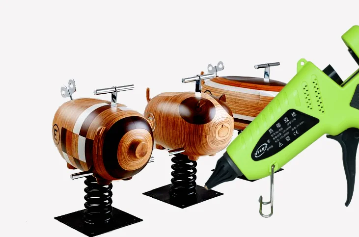 Factory Direct Sale Hot Melt Glue Gun with CE 220V/50HZ Not Rated 100-240v 150-250w CN;GUA NL-208 Single NYLEO 11mm