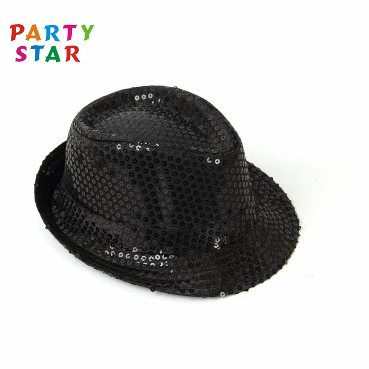 New Fashion Sequin Hats Adult Sequin Fedora Hat For Party Hats