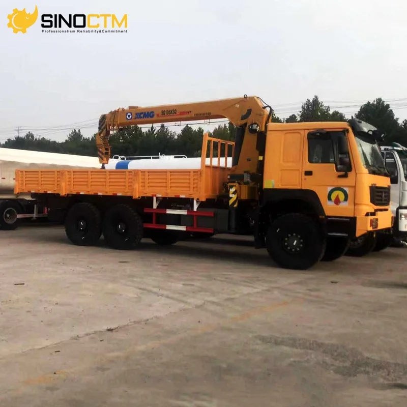 SINO 6x6 полный привод 8T 10T 12T 14T кран на колене