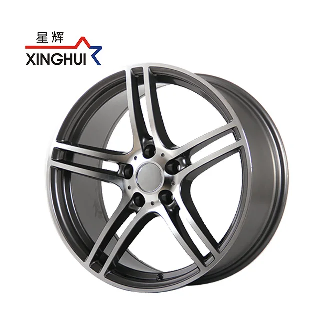 car rims 19 inch for BMW hyper black 5 Split Spoke 5 holes PCD 5x100 120 ET 20-40 custom alloy wheels