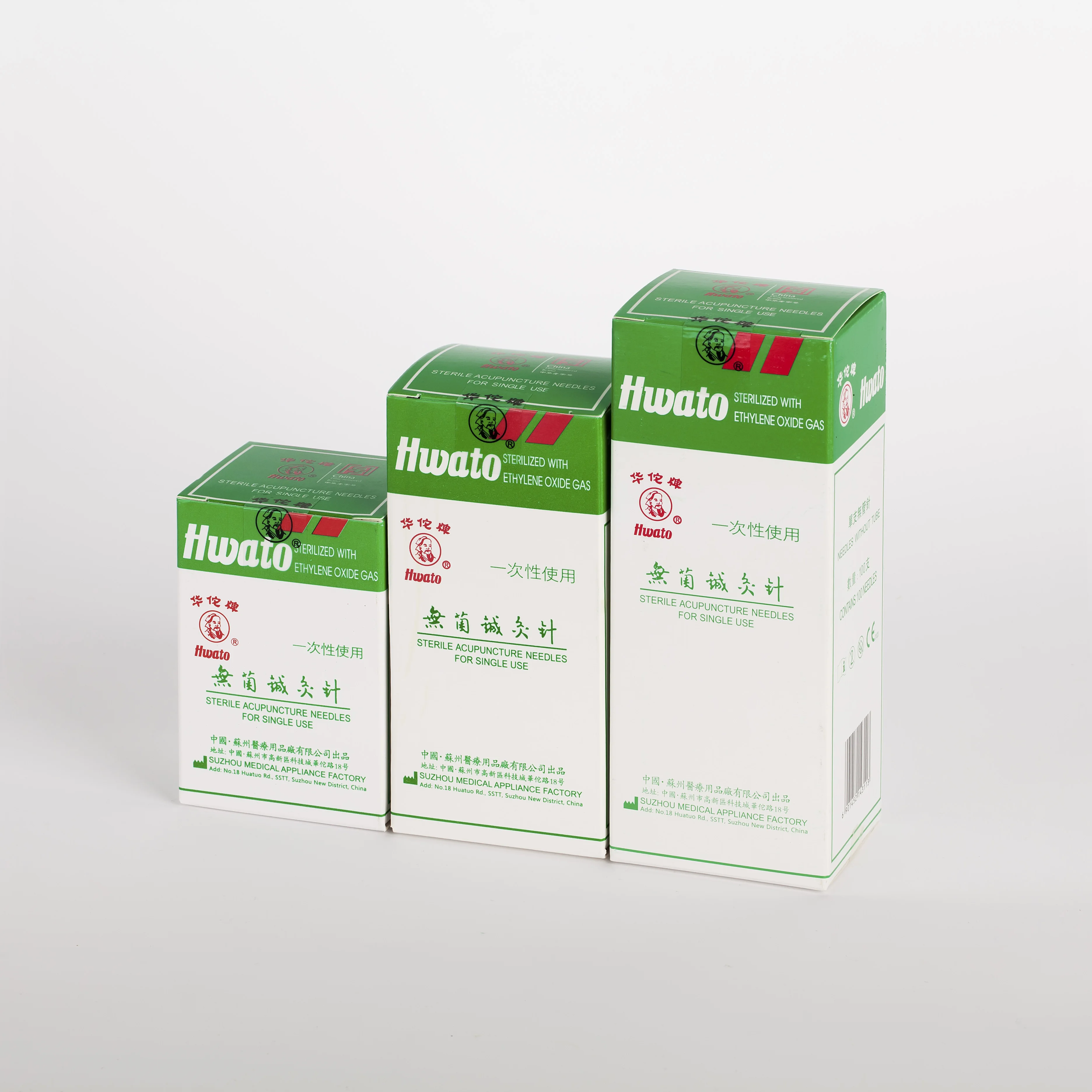 Hwato Brand Disposable Acupuncture Needles without tube