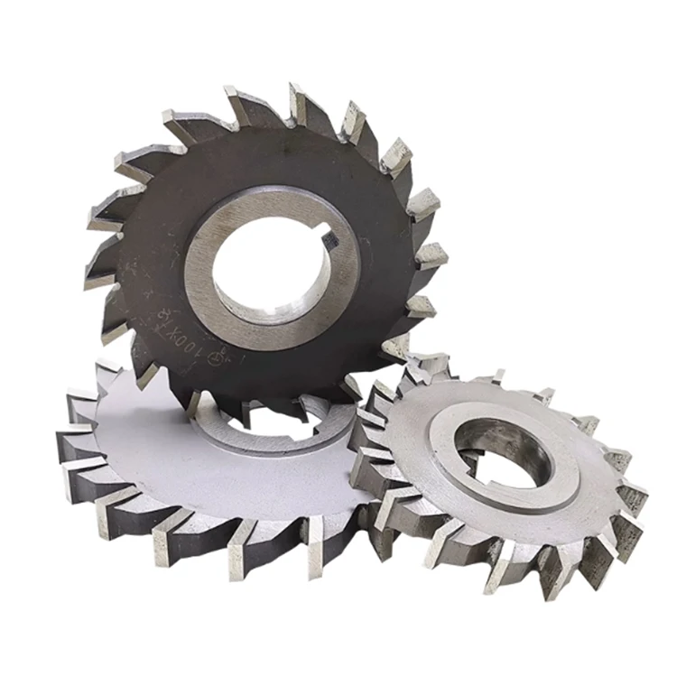 HSS Straight Teeth Side and Face Milling Cutter for Metal Steel Milling Straight Teeth Face Mill