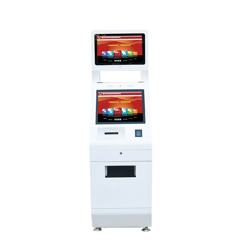 32 inch  Self Service Touch Screen  Kiosk With Thermal printer, fingerprint,camera