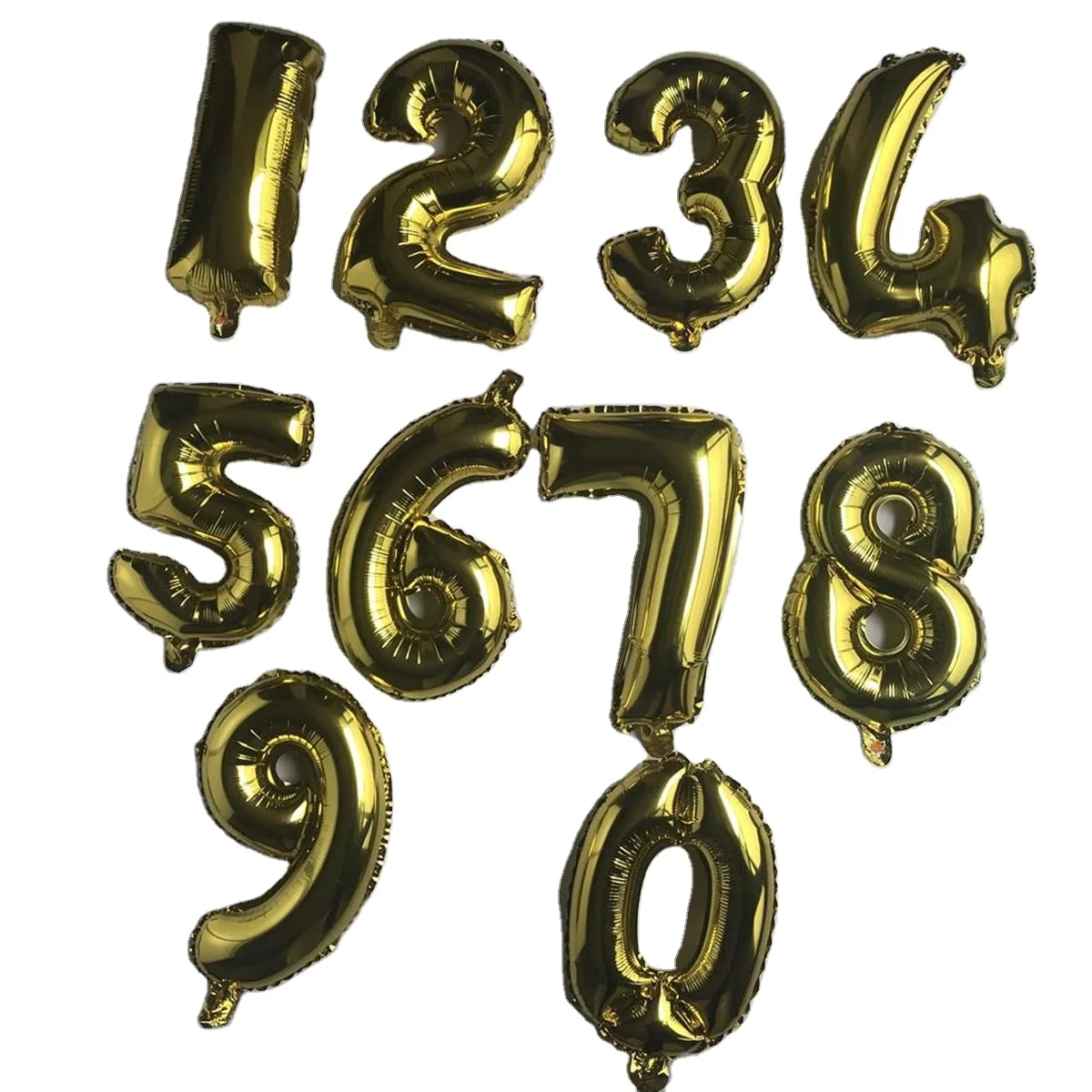 Birthday Party Decoration Foil Balloons Number Helium Balloons Wholesales