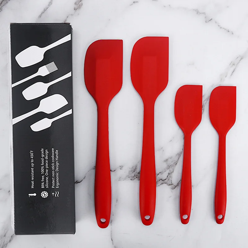 Silicone Cooking tools Non-Stick & Heat Resistant for Cooking Silicone Spatula Set Silicone Kitchenware Utensil Set