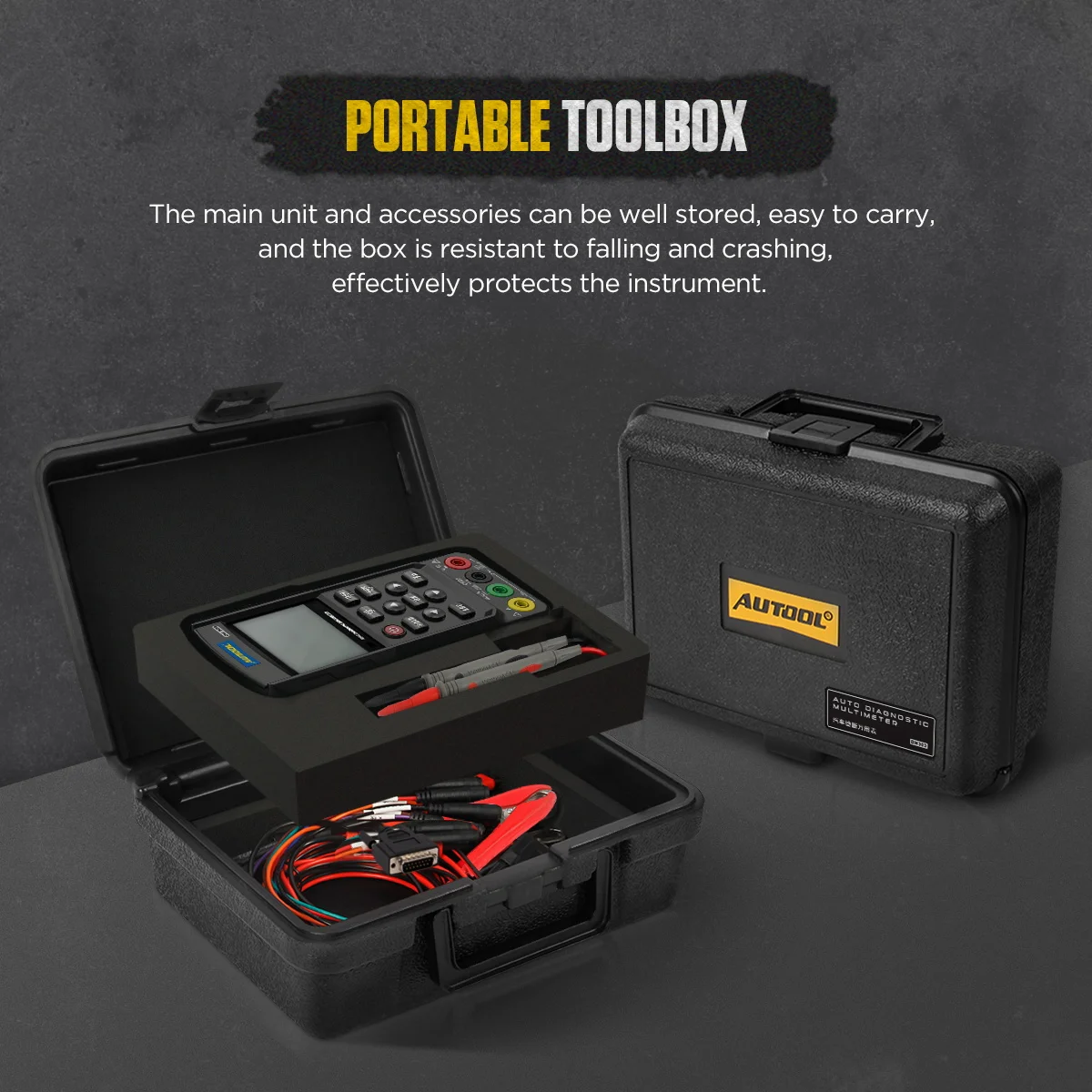 Factory AUTOOL Newest  DM303 Auto Diagnostic Automotive Multimeter
