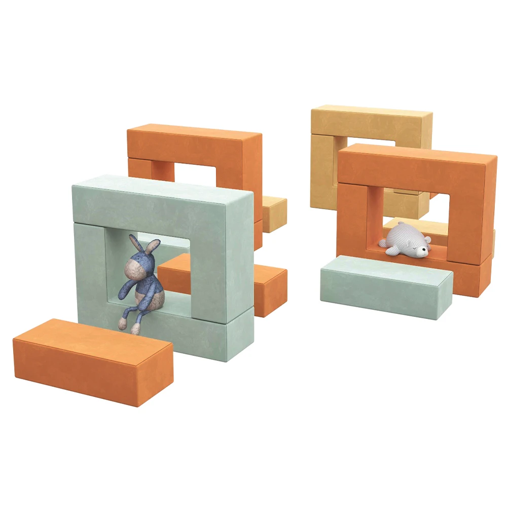 Funny Parent-child Sofa Playroom Modern Kids Play Couch Modular Safety Sectional Couch