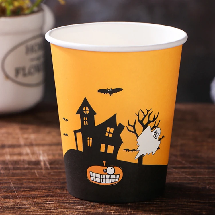 Hot Promotional Manufacture china cheap price Christmas paper water based bubble tea cups