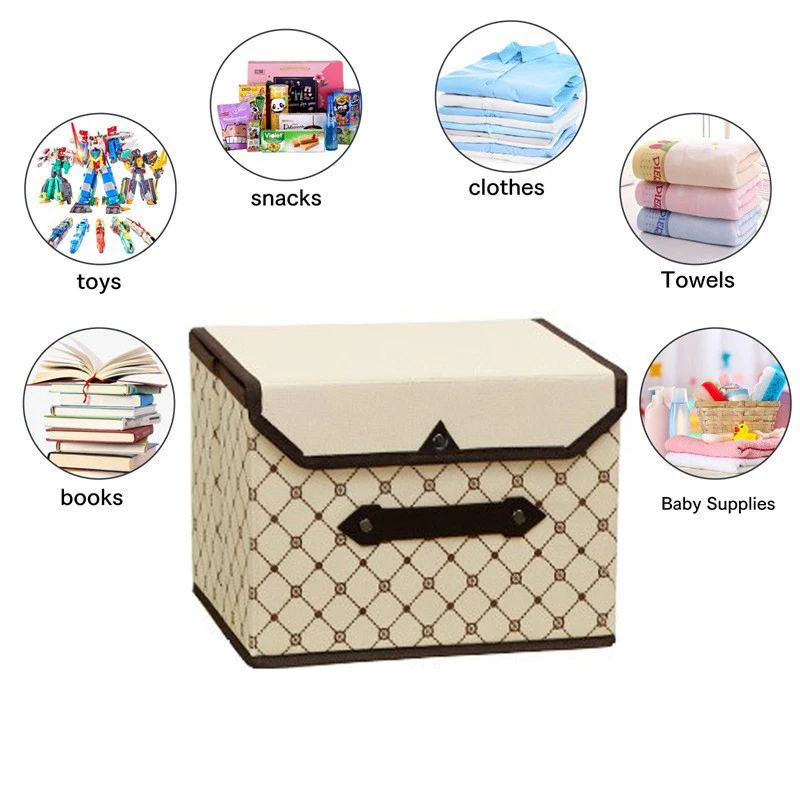 4008150 складные ящики для хранения хлопчатобумажной льняной ткани