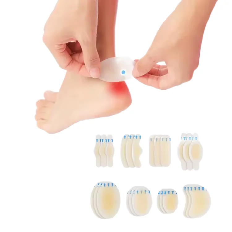 2024 New Style Hydrocolloid Heel Patch for Heel Protection Promoting Medical Dressing Patch