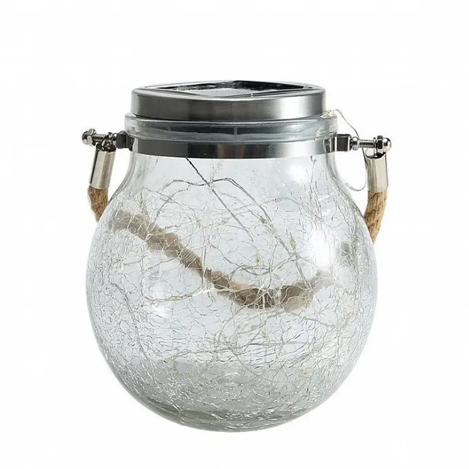 Wholesale custom glass lamp shade crack glass ball glass shade for garden lighting