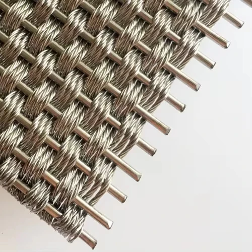 Изготовленная на заказ архитектурная декоративная металлическая цепная штора из нержавеющей стали Гибкая вязаная проволочная сетка тканая проволочная драпировка для украшения