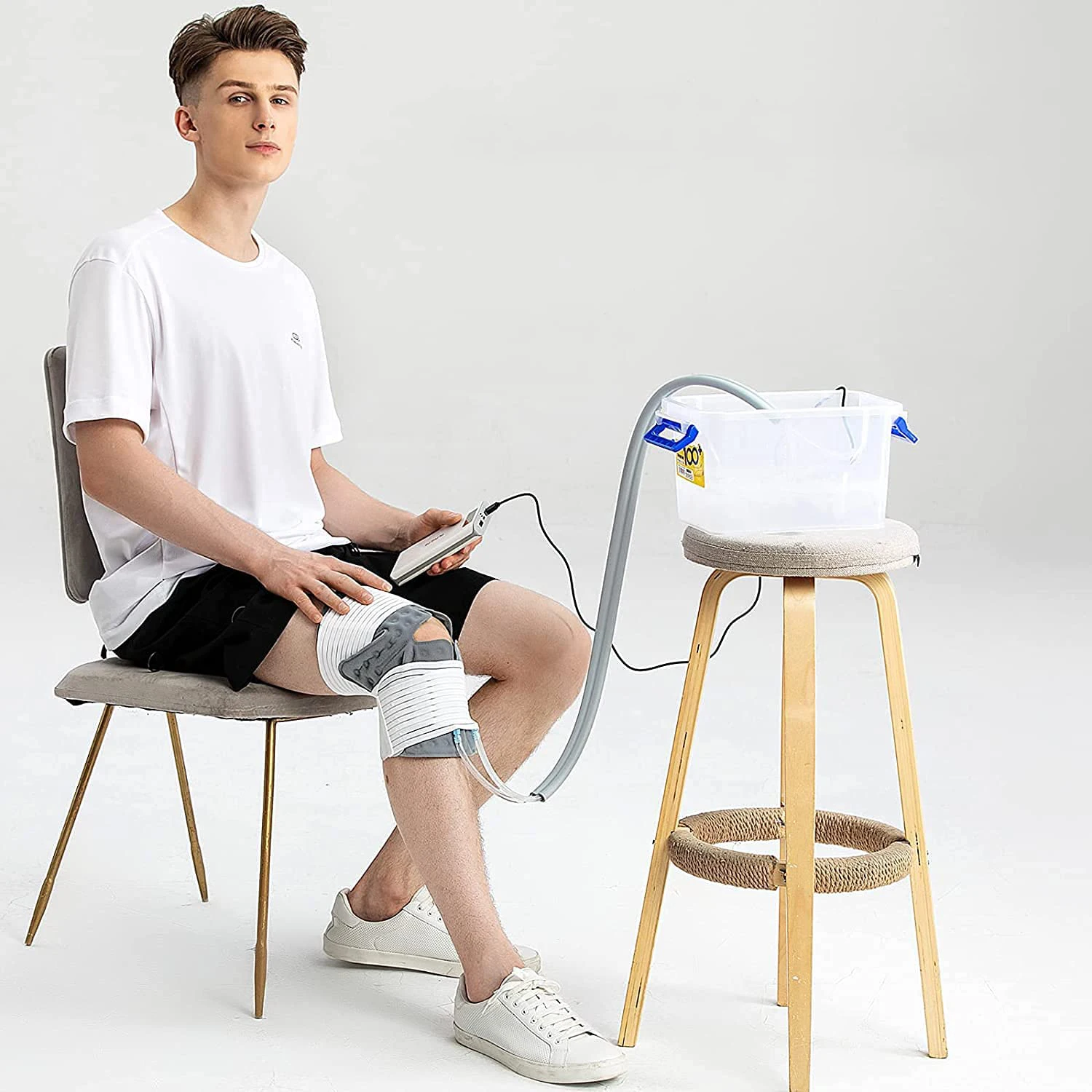 Cold therapy Machine Physiotherapy Knee cold compression therapy machine For Knee ice packs physical therapy