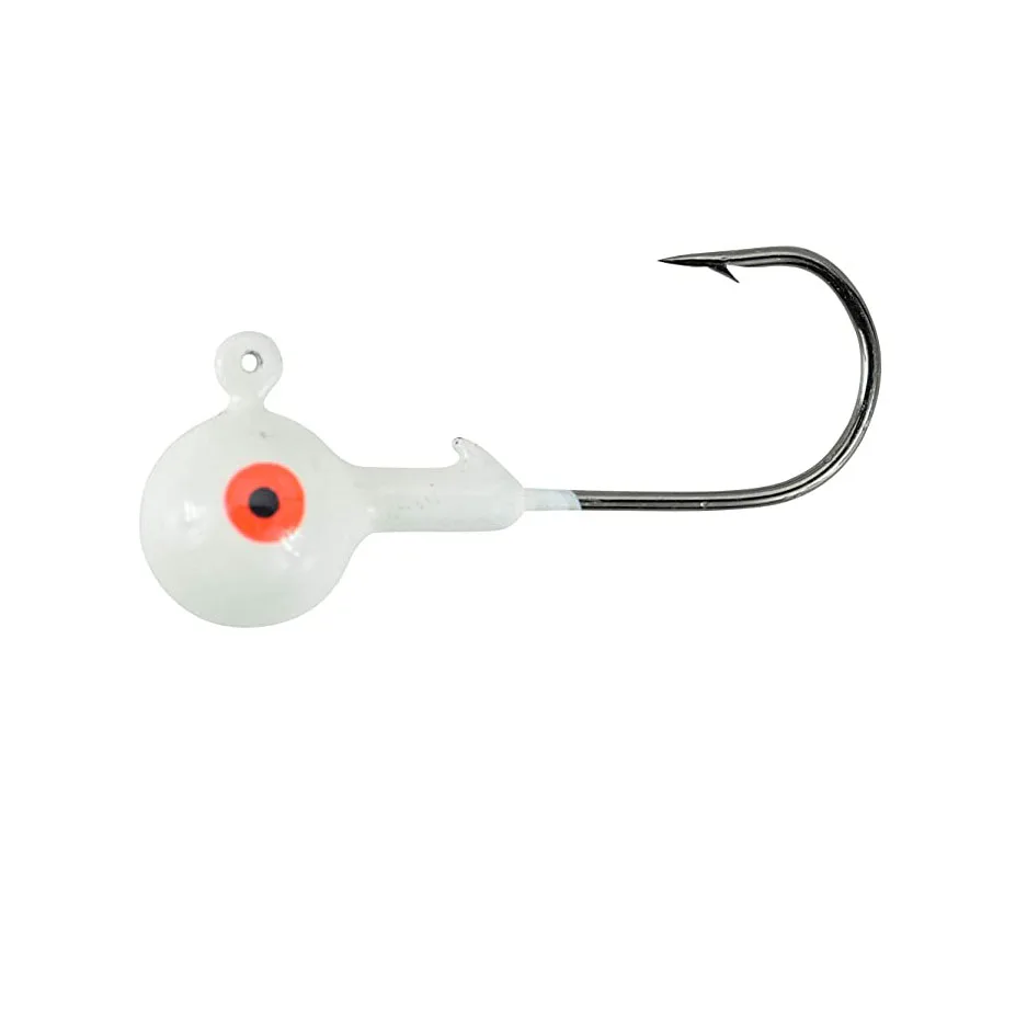 JH02 8 Size Metal head jig luminous weight Fish hook customization