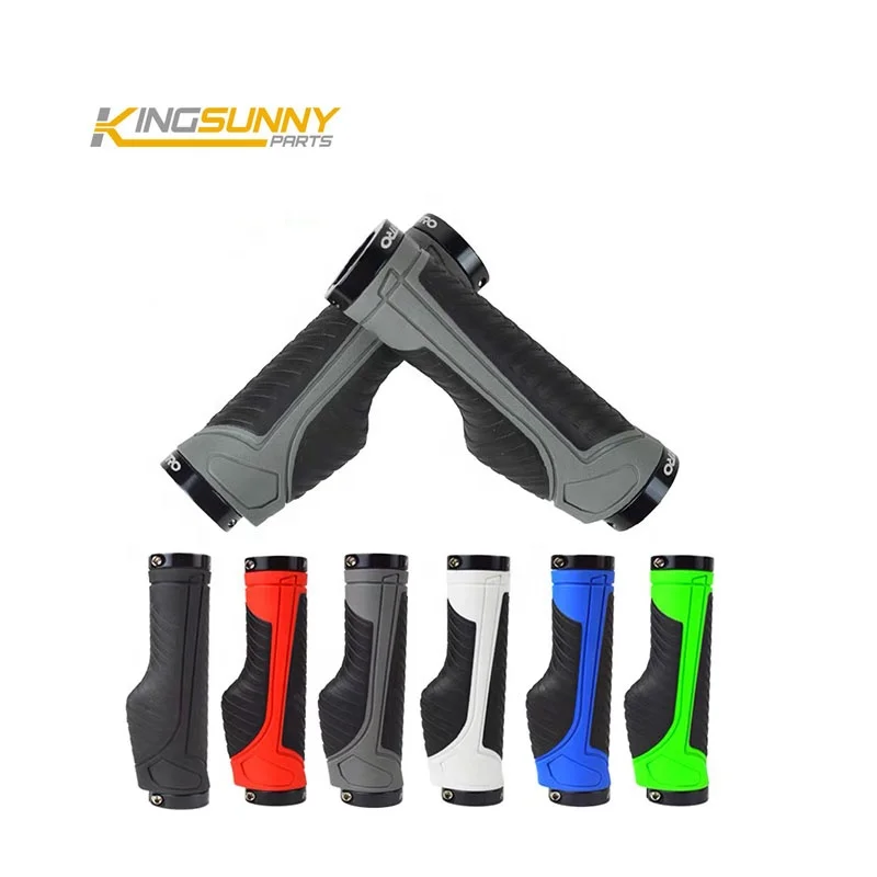 Bicycle Handlebar Grip Silicone Rubber Handlebar Cover Ebike Spare Parts Repair Anti-Skid Damping Rubber Grips