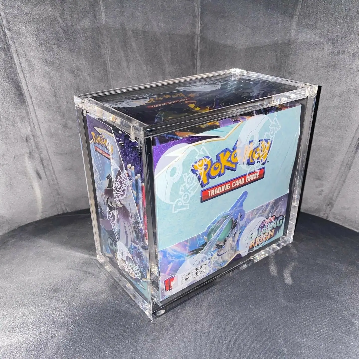 Premium Acrylic Pokemon Booster Box Protective Display Case Fits All