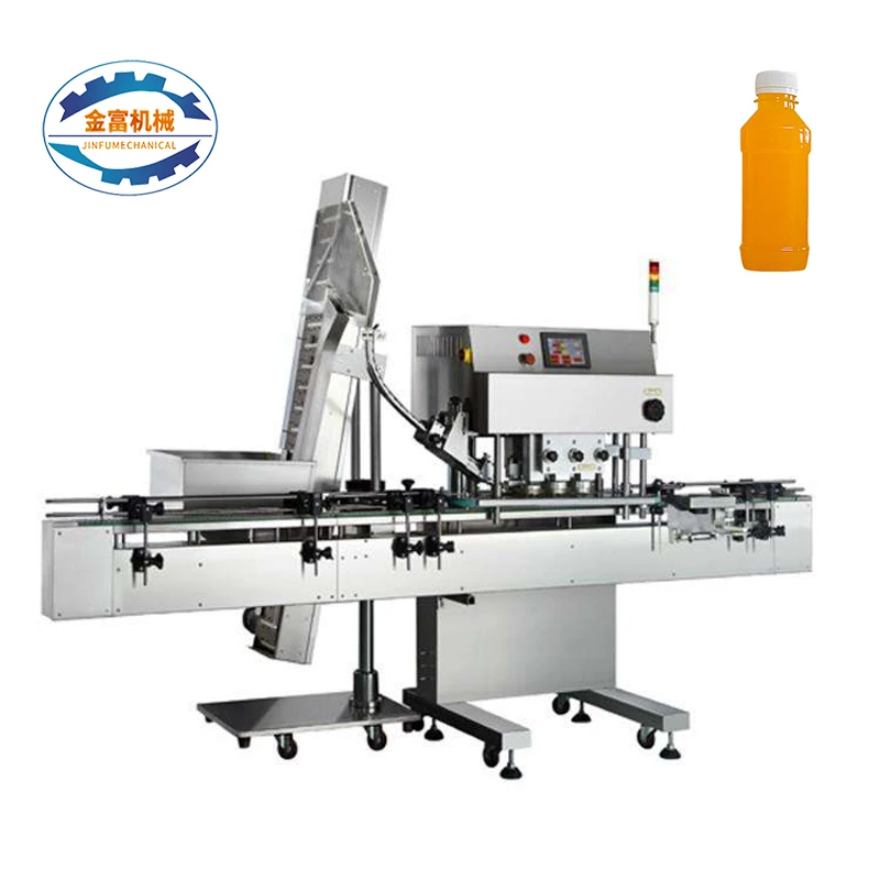 Высокоскоростная автоматическая укупорочная машина, машина для укупорки круглых бутылок