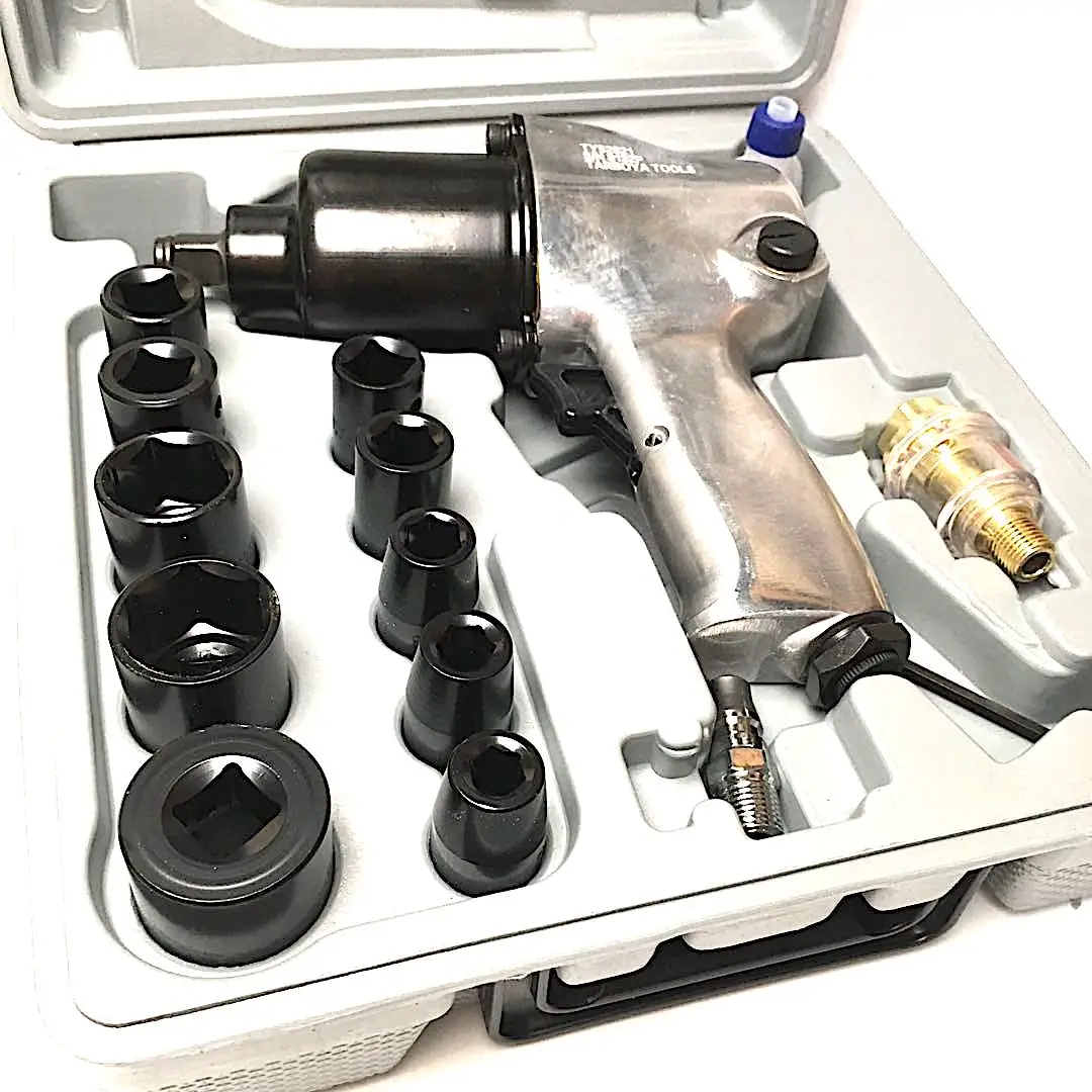 Truck Trailer Impact Wrench Socket Set to Remove the Lawnmower Blades on a Riding Lawn Mower Perfect