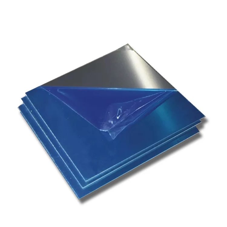 Cheap 3mm thickness Aluminum Alloy Sheet Aluminium Zinc Roofing Sheets with blue film