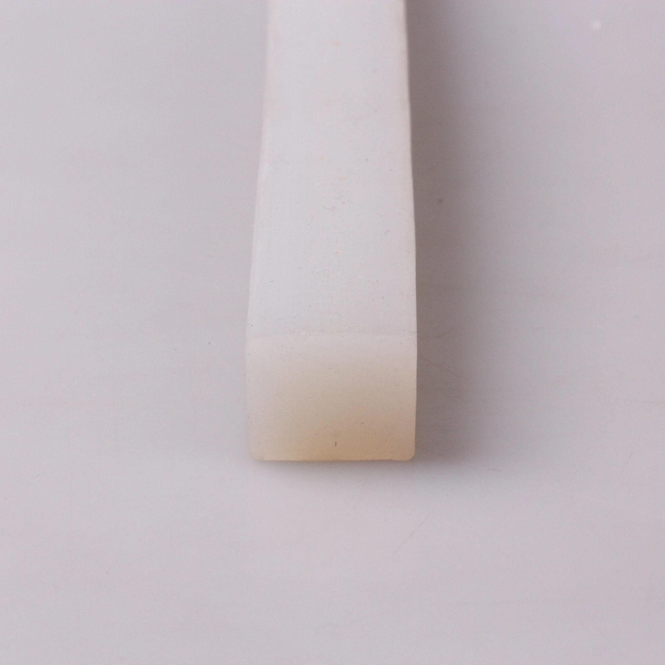 Rectangular silicon edge  withstands high temperature electrical cabinet door rubber seal strip