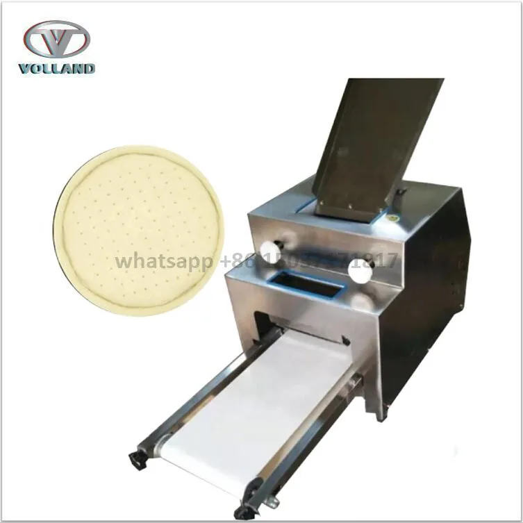 desktop pizza crust maker/Pizza Press Machine Electric Dough Roller Machine for Home use